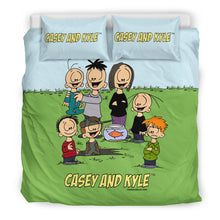 Load image into Gallery viewer, Casey and Kyle Cast Bedroom Set (Pillow cases and a duvet cover)
