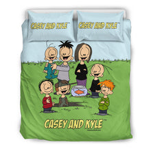 Load image into Gallery viewer, Casey and Kyle Cast Bedroom Set (Pillow cases and a duvet cover)
